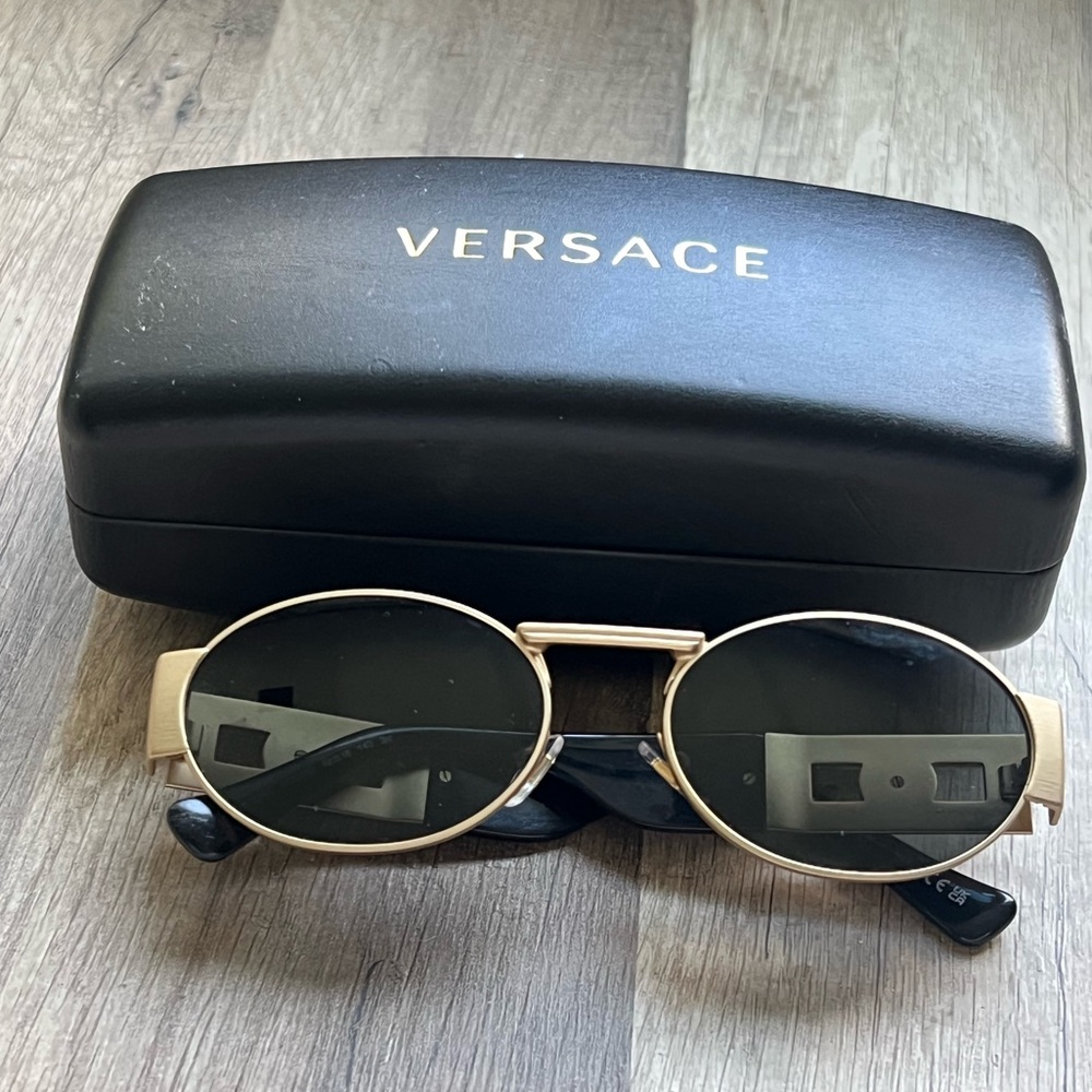 Versace oval sunglasses